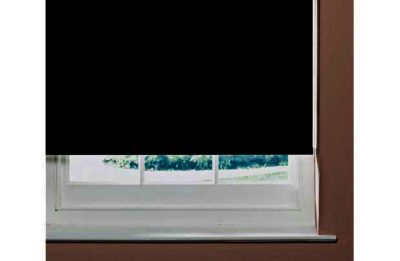 ColourMatch Thermal Blackout Roller Blind - 6ft - Jet Black